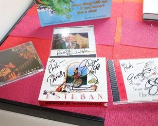 INDOOR, WING 1,  First Room on Left,  3 signed Esteban CDS Christmas at Boot's Place