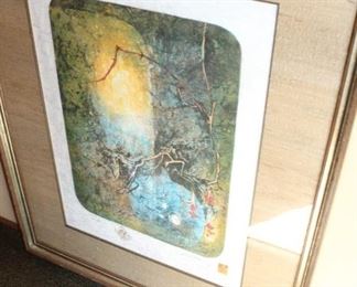 WING 1 HALLWAY, Lebadang on Silk Rice Paper signed print 