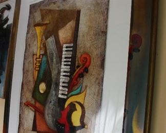 WING 1 HALLWAY, Looks larger than it appears in picture; Approx 55" x 40" Emanuel Mattini