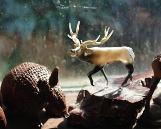 WING 2 HALLWAY, Blown Glass elk