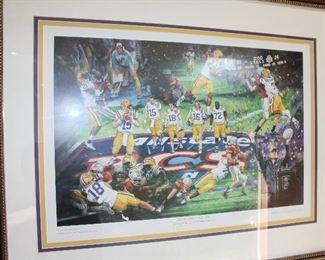 WING 2 HALLWAY, Craig Routh "From Guts to Glory" signed print