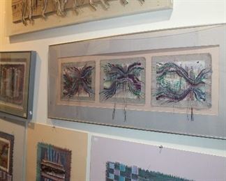 WING 2 HALLWAY, Rowell Textile ARt