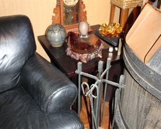 INDOOR, CHECKOUT AREA, LIVING ROOM, Quattro Table (mid century) $185/Emu egg/Flamenca light made by q is design $65