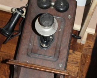 INDOOR, CHECKOUT AREA, LIVING ROOM,  Kellogg antique phone $185