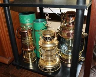INDOOR, CHECKOUT AREA, LIVING ROOM, British Coal Mining Lanterns/Anchor Light by London Bristol Clark Bros.