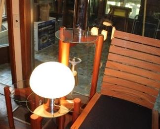 INDOOR, CHECKOUT AREA, LIVING ROOM, Mid Century Mushroom Lamps/Sun Cabinet Co Chairs $148 each
