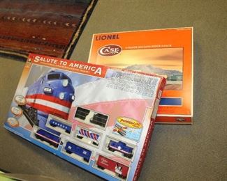 INDOOR, BACK OF HOUSE THROUGH HOLDING AREA, W.R. Case and Sons Company Lionel Train Sets $775 each
