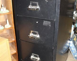 INDOOR, BACK OF HOUSE THROUGH HOLDING AREA, Fire King Filing Cabinet $495 NEED MOVING HELP!!!
