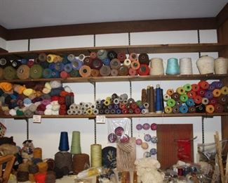 INDOOR, WING 2, LAST ROOM ON LEFT, Miscellaneous Yarn & String & Wool all Bulk Priced
