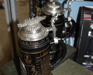 OUTDOOR, GARAGE BAY 3 & 4,  Beer Steins WW-Tam Steins Ltd Editions $75 each