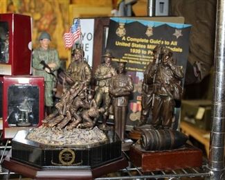 OUTDOOR, GARAGE BAY 3 & 4, Danbury Mint/ WWII Artillery Shell $95
