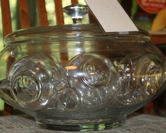 INDOOR, FIRST AREA TO LEFT AFTER ENTERING MAIN HOUSE, Krosno Punch bowl and 12 cups