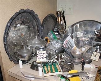 INDOOR, FIRST AREA TO LEFT AFTER ENTERING MAIN HOUSE, Silverplate Section Neeuews and Zoon Den Haag Coffee Set