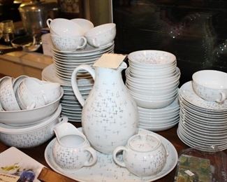 INDOOR, FIRST AREA TO LEFT AFTER ENTERING MAIN HOUSE, Crossroads by Porzellanfabrik from Germany 82 pc $425