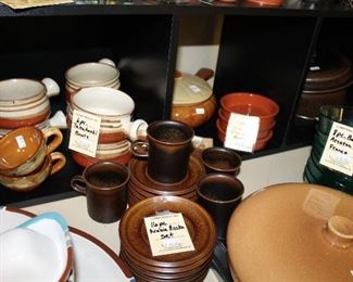 INDOOR, FIRST AREA TO LEFT AFTER ENTERING MAIN HOUSE, Takahashi Drip Bowls/16 pc Arabia Ruska $68 