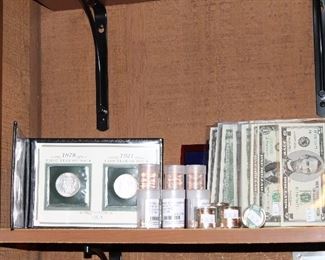 INDOOR, WING 2, FIRST ROOM ON LEFT,  Uncirculated Moneys