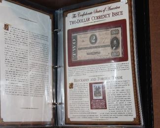 INDOOR, WING 2, FIRST ROOM ON LEFT,  The Confederate States of America $2 currency