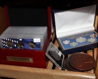 INDOOR, WING 2, FIRST ROOM ON LEFT,  State Quarter Proof Sets/1973 A Year to Remember