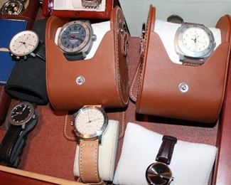 INDOOR, WING 2, FIRST ROOM ON LEFT,  ***All High End Watches have been inspected by Son's Watch & Jewelry Repair on Government Street*** Glycine Airman $995/Gucci 133.5 $525/Jean Richard Aeroscope $750/Jean Richard Highlands $450