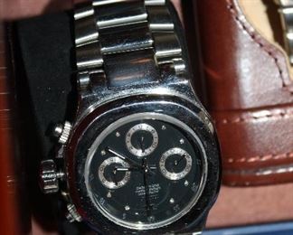 INDOOR, WING 2, FIRST ROOM ON LEFT,  ***All High End Watches have been inspected by Son's Watch & Jewelry Repair on Government Street*** Buti Shark Cronografo $850