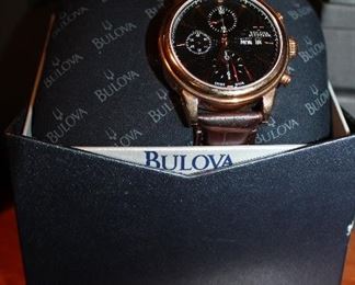 INDOOR, WING 2, FIRST ROOM ON LEFT,  ***All High End Watches have been inspected by Son's Watch & Jewelry Repair on Government Street*** Bulova $345