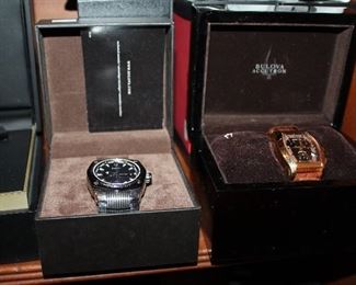INDOOR, WING 2, FIRST ROOM ON LEFT,  ***All High End Watches have been inspected by Son's Watch & Jewelry Repair on Government Street*** Bulova $195/Bulova $195