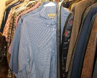 INDOOR, WING 2, LAST ROOM ON RIGHT, Many clothes Lewis Creek, Berretta, Orvis, Tommy Traveller, Duluth, Polo, Timberland, Fila, Northface