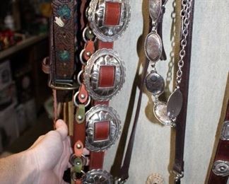 INDOOR, WING 2, LAST ROOM ON RIGHT, BELTS include: Brighton & Southwestern Style