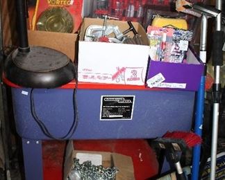 OUTDOOR, GARAGE BAY 1 & 2, Chicago Electric 20 gallon parts washer $95