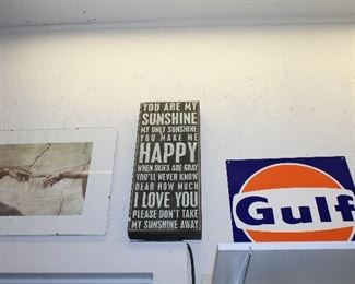 OUTDOOR SHOWROOM, STAND ALONE GARAGE, Metal Signs are $8 unless marked