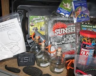 OUTDOOR, DOUBLE BLUE DOOR STORAGE ROOM,