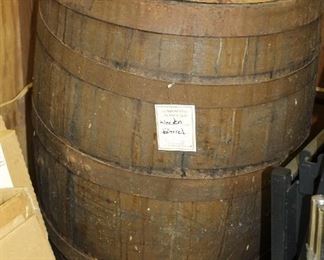 OUTDOOR, DOUBLE BLUE DOOR STORAGE ROOM, Barrel, vintage, $175