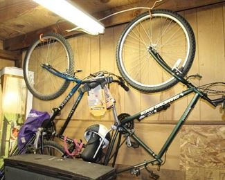 OUTDOOR, DOUBLE BLUE DOOR STORAGE ROOM, Bicycles: Mountain Trak Trek $78/Diamond Back Sorrento $185
