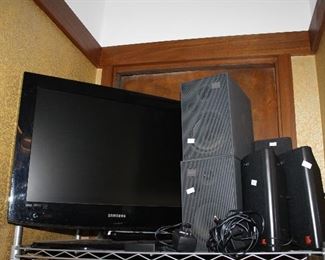 INDOOR, WING 1, FIRST ROOM ON LEFT, Samsung TV/Sony Speakers