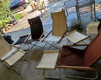 Takeshi nii mid century folding chairs.  