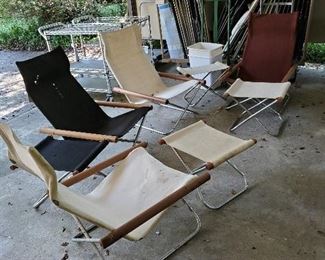 Takeshi nii mid century folding chairs.  