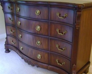 Chest measures 42 tall, 63 wide by 22 deep with 12 total drawers.