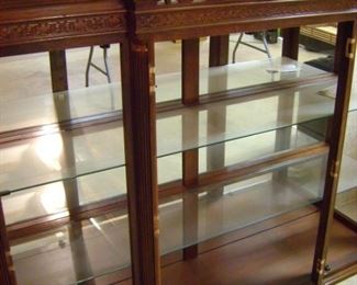 This is the china cabinet with doors removed that is not in the previous picture nor set up, but included in the dining set.