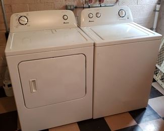 Amana  washer and dryer
