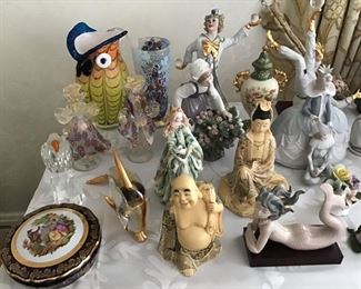 Murano Glass lladro and more 