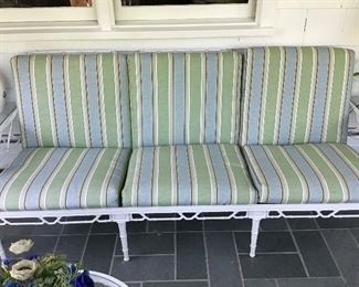 14 piece set Brown Jordan patio set 