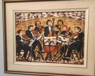 Ray Cohen signed oil from 1960s $250