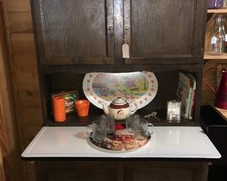 Antique Hoosier cabinet 