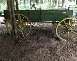 Clark Horse Co horse drawn farm wagon from Nashville GA 