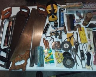 Assorted  hand tools