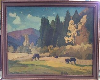 Oil on Board 25 1/2” x 21” was $200 now $100