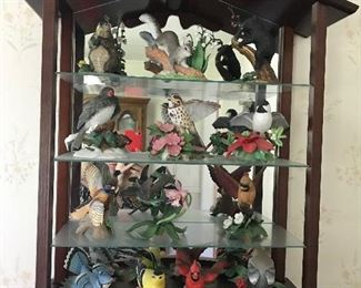 Lenox Bird Collection in Wall Curio