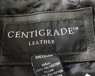 Centigrade Leather Coat Detail