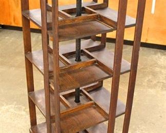ANTIQUE Oak Revolving Bookcase in the Manner of Danner Furniture
Auction Estimate $200-$400 – Located Inside
