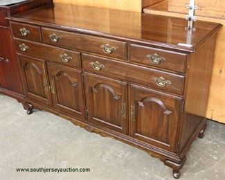 SOLID Mahogany “Ethan Allen Furniture” 5 Drawer 4 Door Buffet
Auction Estimate $200-$400 – Located Inside
